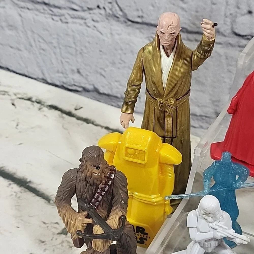 Star Wars Action‎ Figures Large Lot Assorted Characters Movies R2D2 Luke Chewy